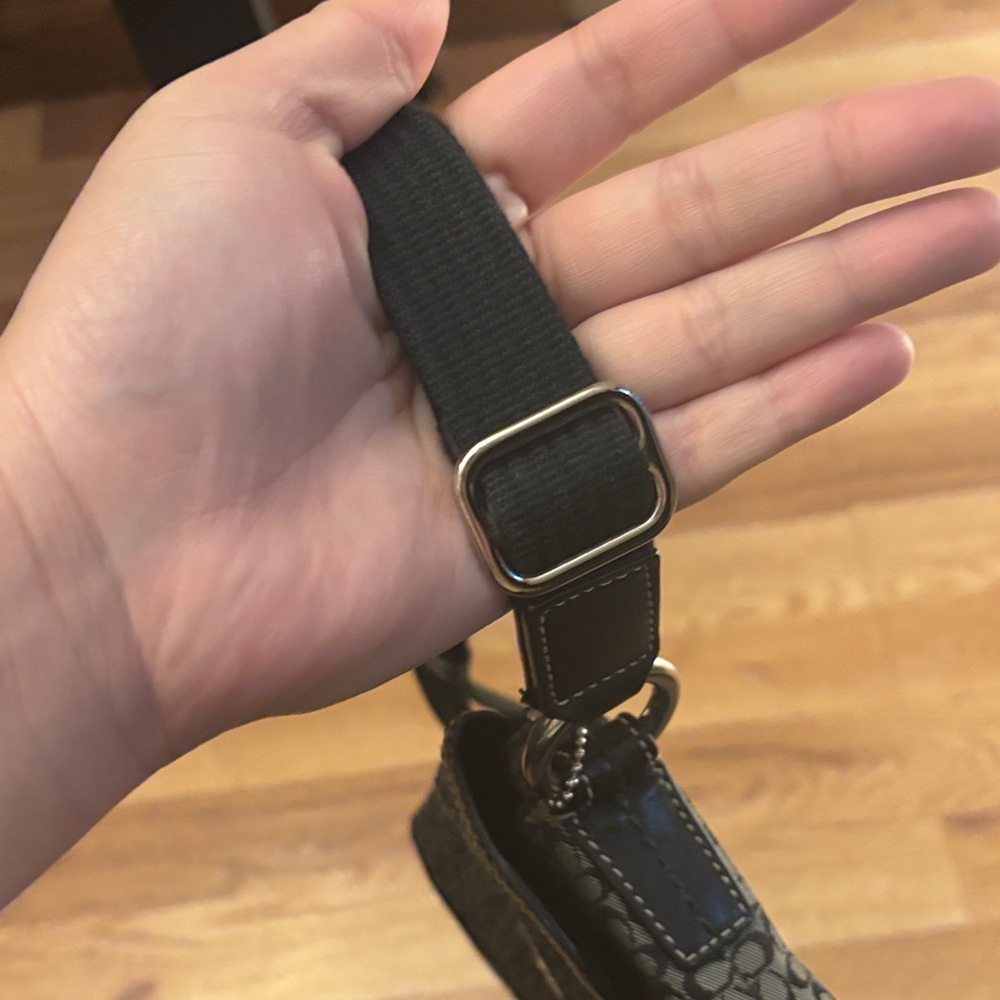 Coach Black/Grey Mini Soho Crossbody Bag - Picture 9 of 11
